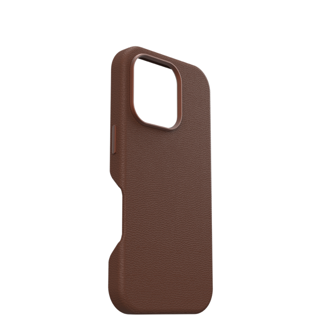 Otterbox Symmetry+ Cactus Leather Case for 16 Pro - Brown (Rich Adobe)