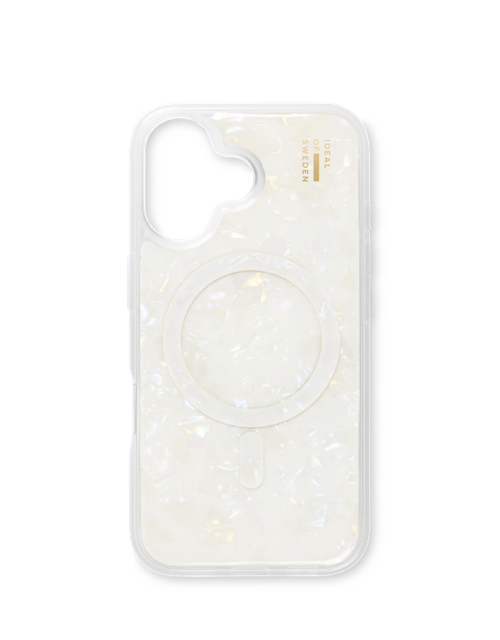 Ideal of Sweden Pearl Case with MagSafe for iPhone 16 - White