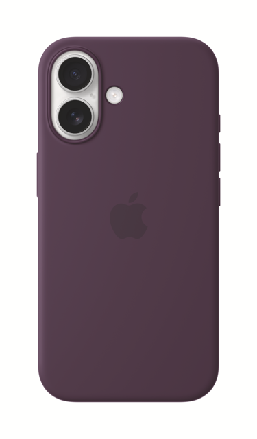 Apple iPhone 16 Silicone Case with MagSafe - Plum