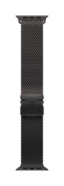 49mm Black Titanium Milanese Loop - Medium