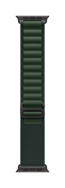 49mm Dark Green Alpine Loop - Large - Black Titanium Finish