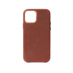[D20IPO61BC2CBN] Decoded Leather Backcover Case iPhone 12 / 12 Pro - Brown