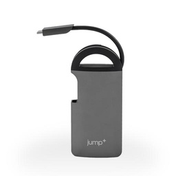 [JP-UCN3256] jump+ USB-C Multiport Adapter  - USB-C/HDMI/Ethernet/USB 3.0 x3/SD&Micro