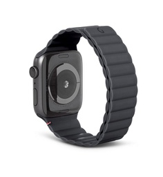[D21AWS44TS3SCL] Decoded Silicone Magnetic Traction Strap for Apple Watch 42/44mm - Charcoal