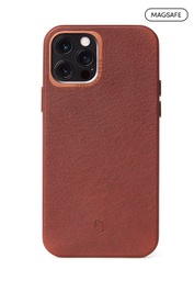 [D22IPO61BC6CHB] Decoded MagSafe Leather Backcover for iPhone 13 - Chocolate Brown
