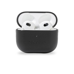 [D21AP3C1BK] Decoded Leather Aircase for Airpods 3rd generation - Black