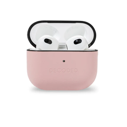 [D21AP3C1PK] Decoded Leather Aircase for Airpods 3rd generation - Silver Pink