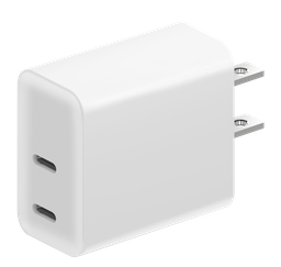 [JP-2036] jump+ PD 45W Dual USB-C GaN Power Adapter