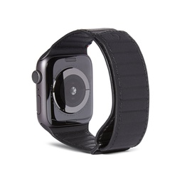 [D9AWS40TS1BK] Decoded Leather Magnetic Traction Strap for Apple Watch 38/40/41mm - Black