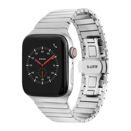 [L_AWL_LI_SL] LAUT Links Stainless Steel Watch Band for Apple Watch 42/44/45mm - Silver