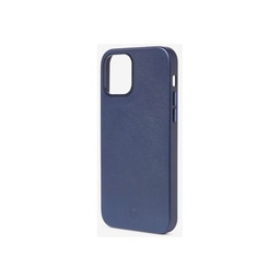 [D23IPO14BC1NY] Decoded Leather Backcover with MagSafe for iPhone 14 - Navy