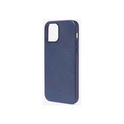 [D23IPO14PBC1NY] Decoded Leather Backcover with MagSafe for iPhone 14 Pro - Navy