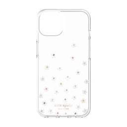 [KSIPH-222-WDFPR] kate spade Protective Hardshell Case for iPhone 14 - Pearl Wildflower