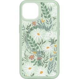 [77-89669] Otterbox Symmetry+ Case with MagSafe for iPhone 14 - Sage Flower