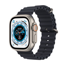 [MQET3VC/A] Apple Watch Ultra GPS + Cellular, 49mm Titanium Case with Midnight Ocean Band
