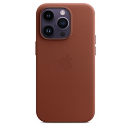 [MPPK3ZM/A] Apple iPhone 14 Pro Leather Case with MagSafe - Umber