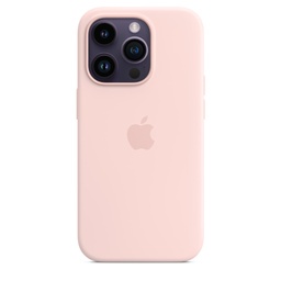 [MPTH3ZM/A] Apple iPhone 14 Pro Silicone Case with MagSafe - Chalk Pink