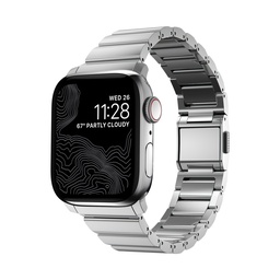 [NM01178385] Nomad Stainless Steel Band for Apple Watch 38/40/41mm  - Silver