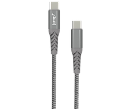 [JP-2059] jump+ USB-C to USB-C 1M Braided Cable - Space