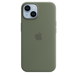 [MQU83ZM/A] Apple iPhone 14 Silicone Case with MagSafe - Olive
