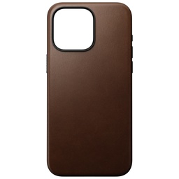 [NM01619185] Nomad Leather Case with MagSafe for iPhone 15 Pro Max - Brown