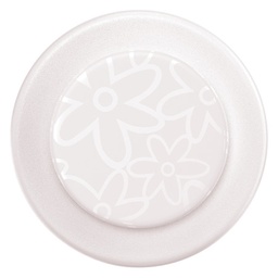 [807028] PopSockets - PopGrip For MagSafe with Magnetic Ring Adapter Clear - Horchata (Fresh White)