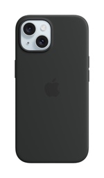 [MT0J3ZM/A] Apple iPhone 15 Silicone Case with MagSafe - Black