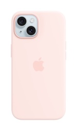 [MT0U3ZM/A] Apple iPhone 15 Silicone Case with MagSafe - Light Pink