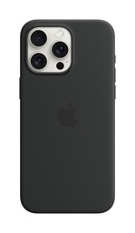 [MT1M3ZM/A] Apple iPhone 15 Pro Max Silicone Case with MagSafe - Black