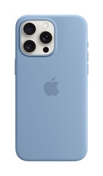 [MT1Y3ZM/A] Apple iPhone 15 Pro Max Silicone Case with MagSafe - Winter Blue