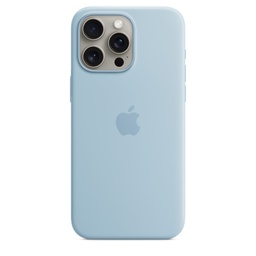 [MWNR3ZM/A] Apple iPhone 15 Pro Max Silicone Case with MagSafe - Light Blue