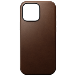 [NM01692485] Nomad Modern Leather Case with MagSafe for iPhone 16 Pro Max - Brown