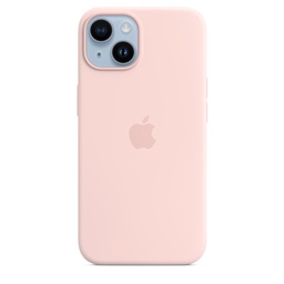 [MW5V3ZM/A] Apple iPhone 14 Silicone Case with MagSafe - Chalk Pink