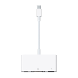 [MJ1L2AM/A] Apple USB-C VGA Multiport Adapter (VGA/USB)