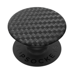 [800549] PopSockets PopGrip - Carbonite Weave Black